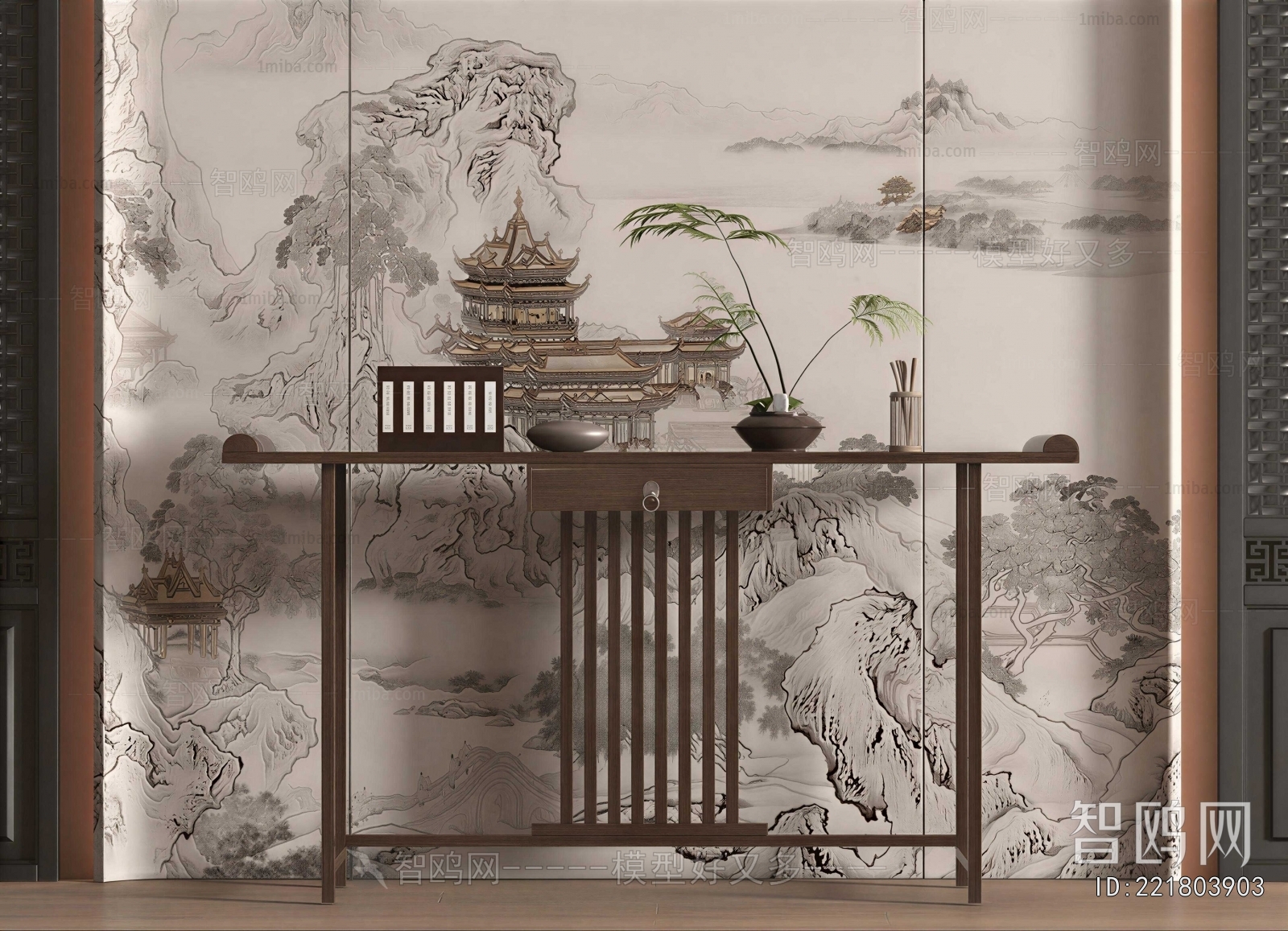 New Chinese Style Console