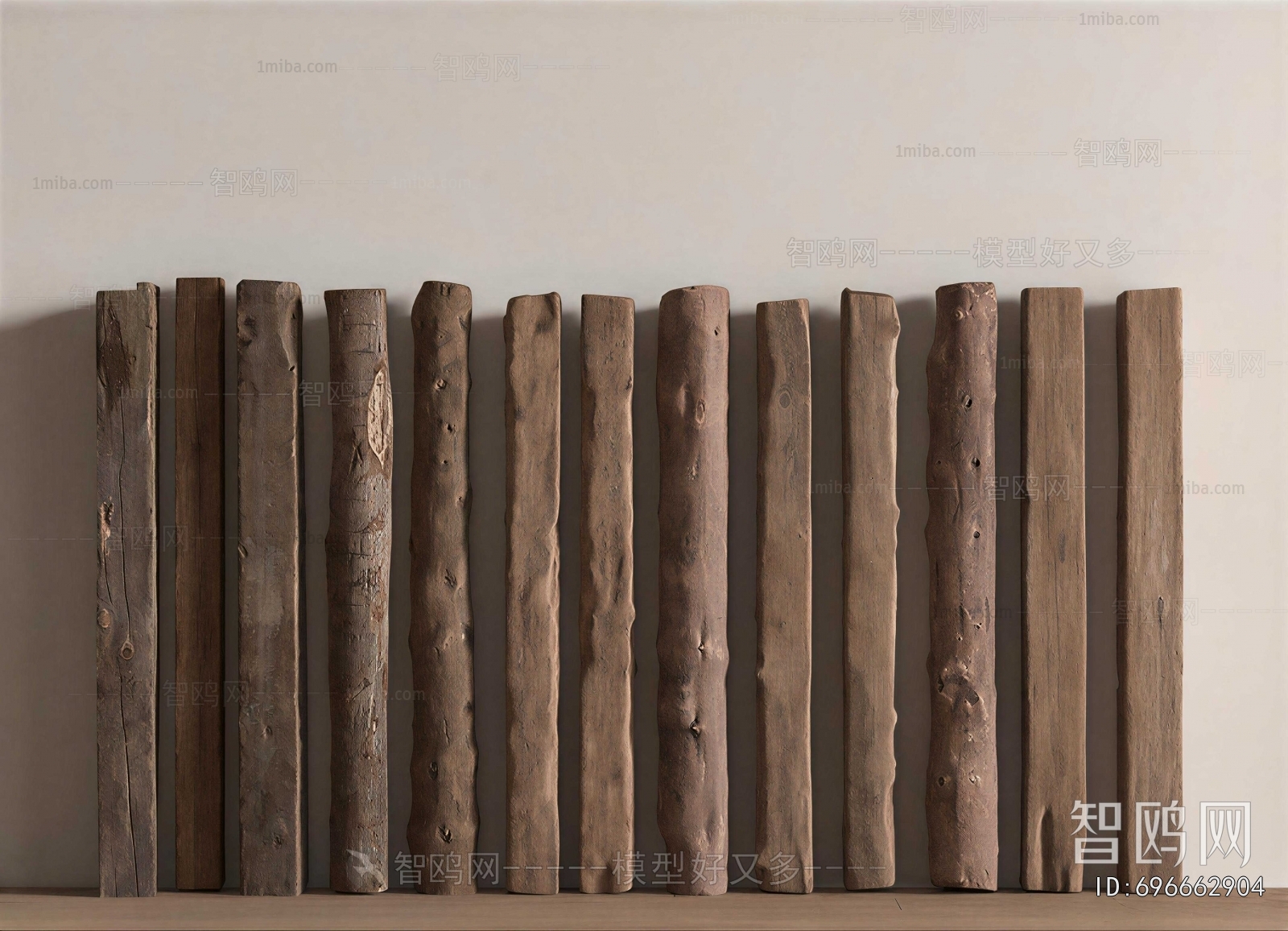 Wabi-sabi Style Column