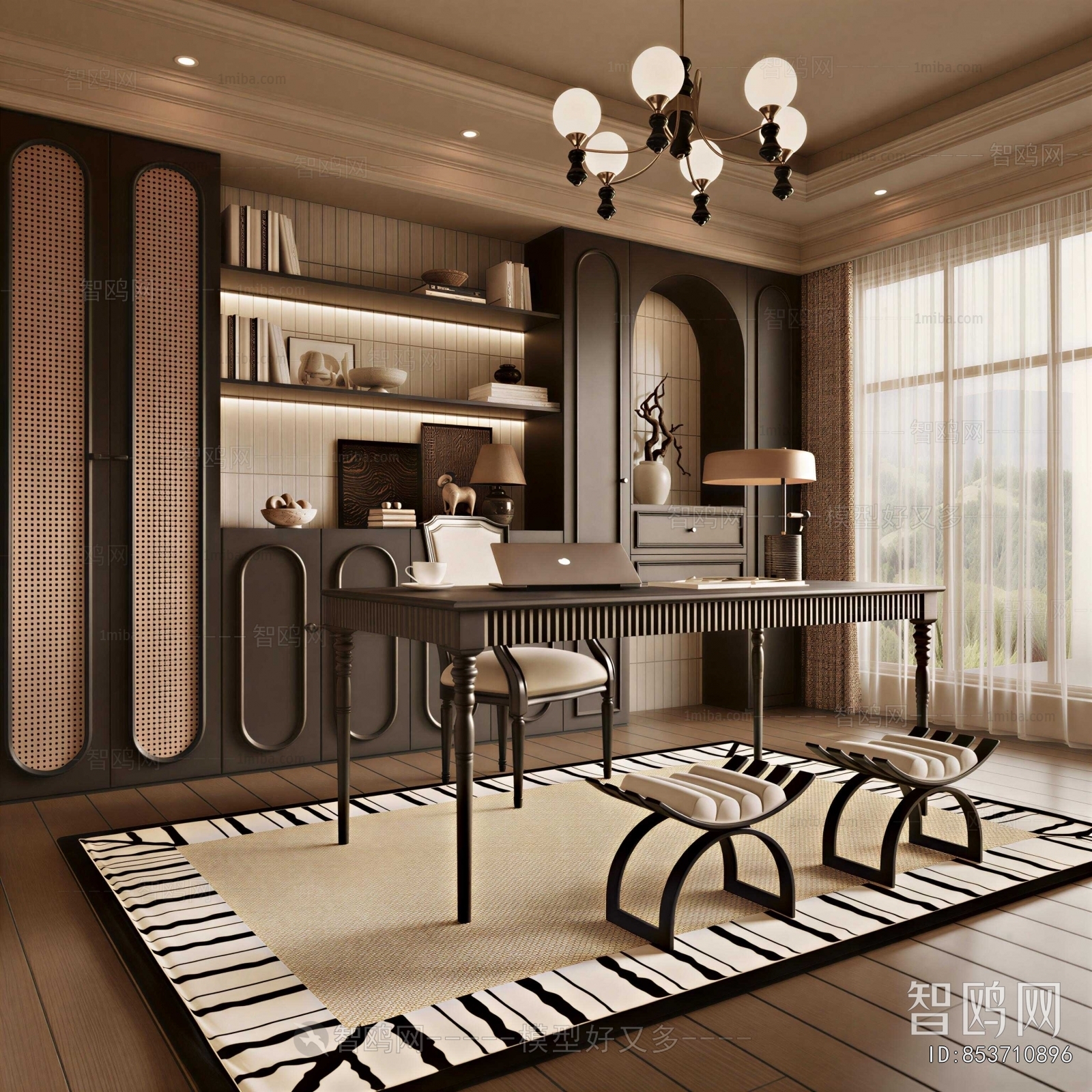 French Style Study Space
