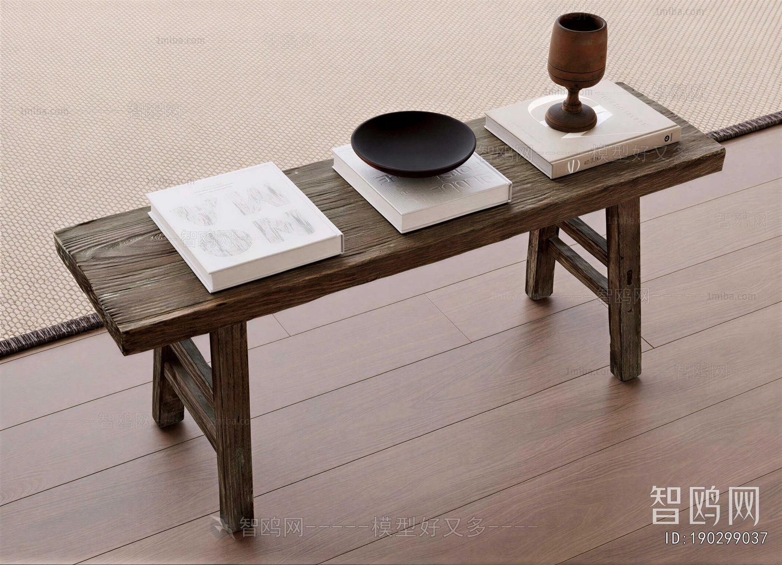 Wabi-sabi Style Stool