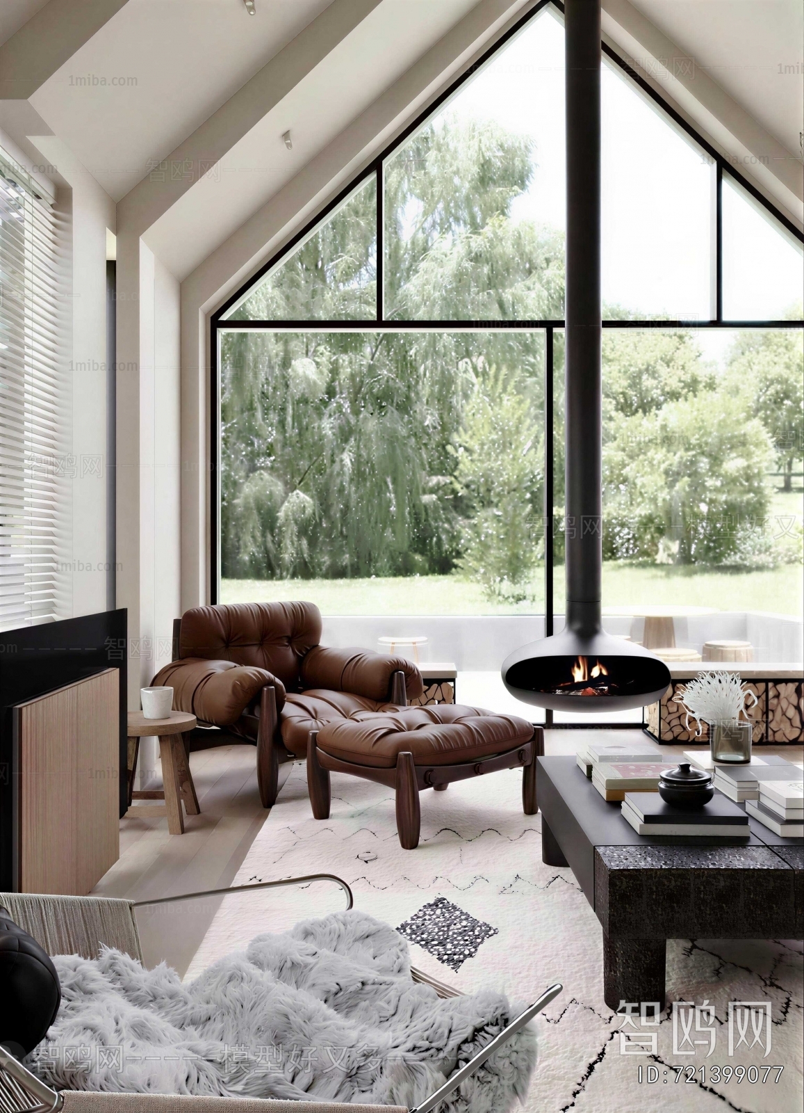 Wabi-sabi Style A Living Room