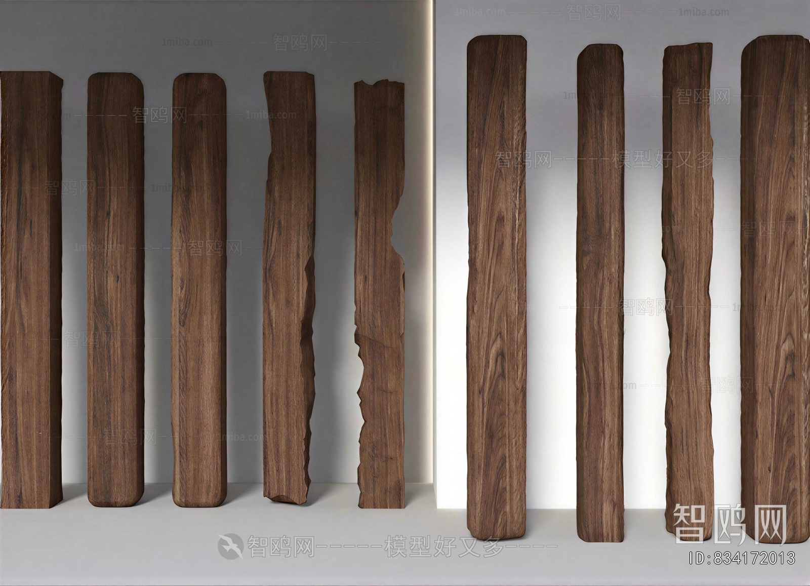 Wabi-sabi Style Column