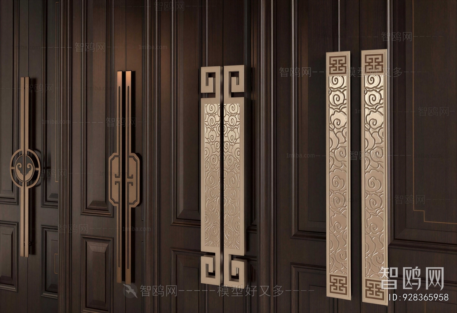 New Chinese Style Door Handle