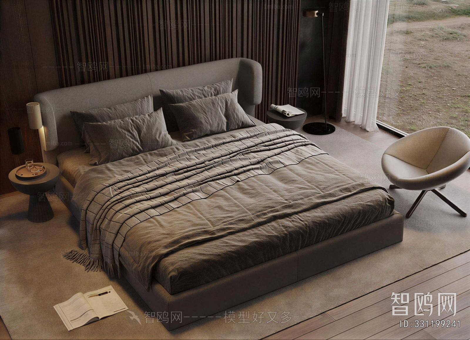Modern Double Bed