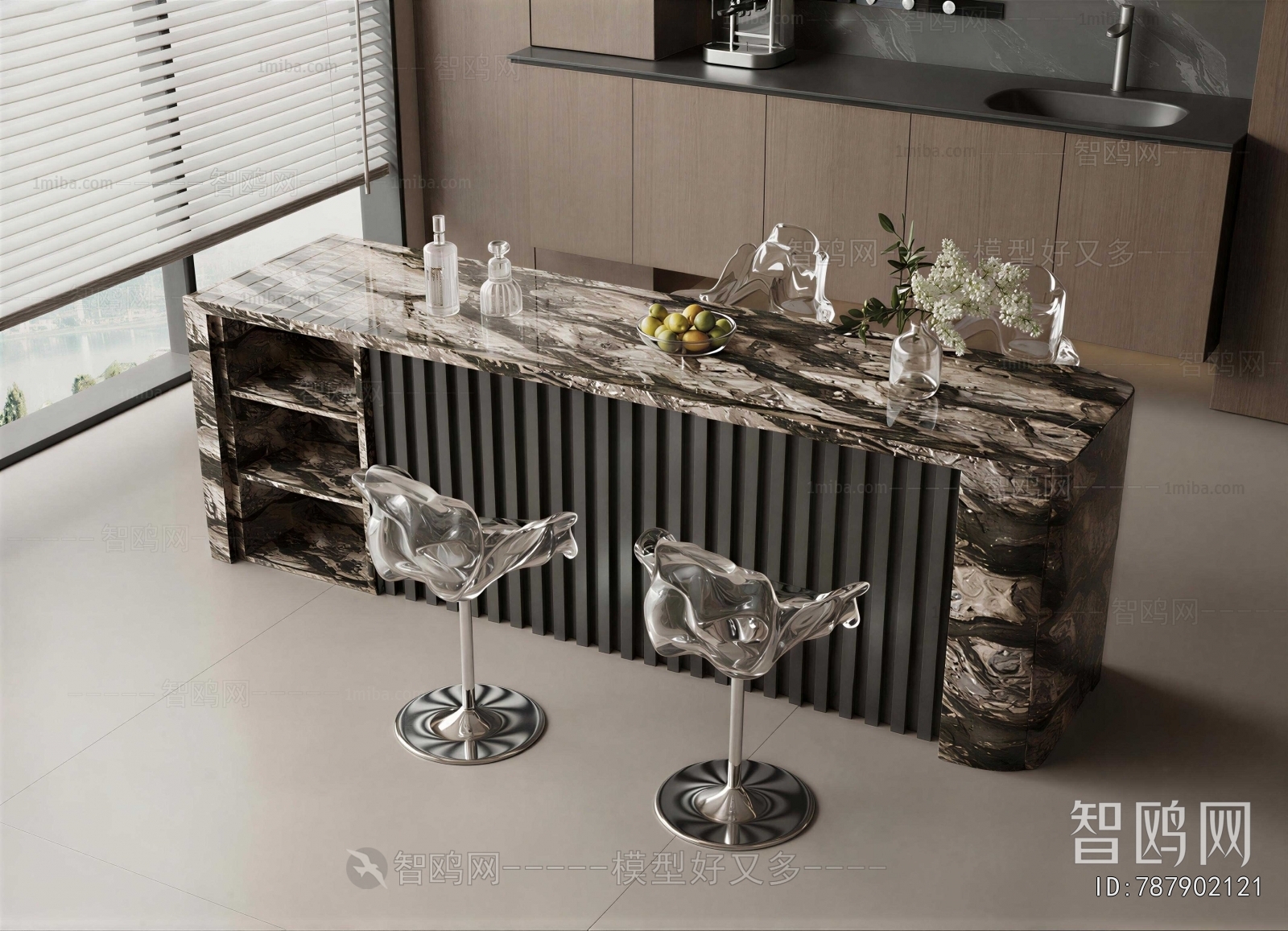 Modern Counter Bar