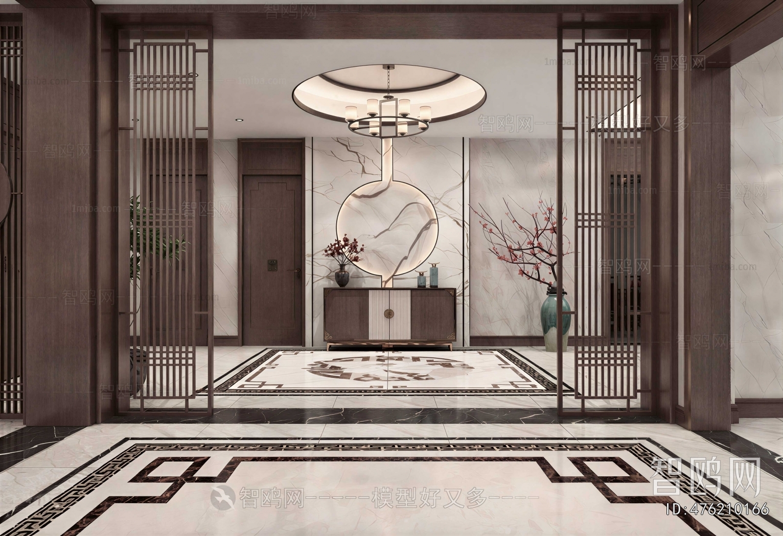 New Chinese Style Hallway