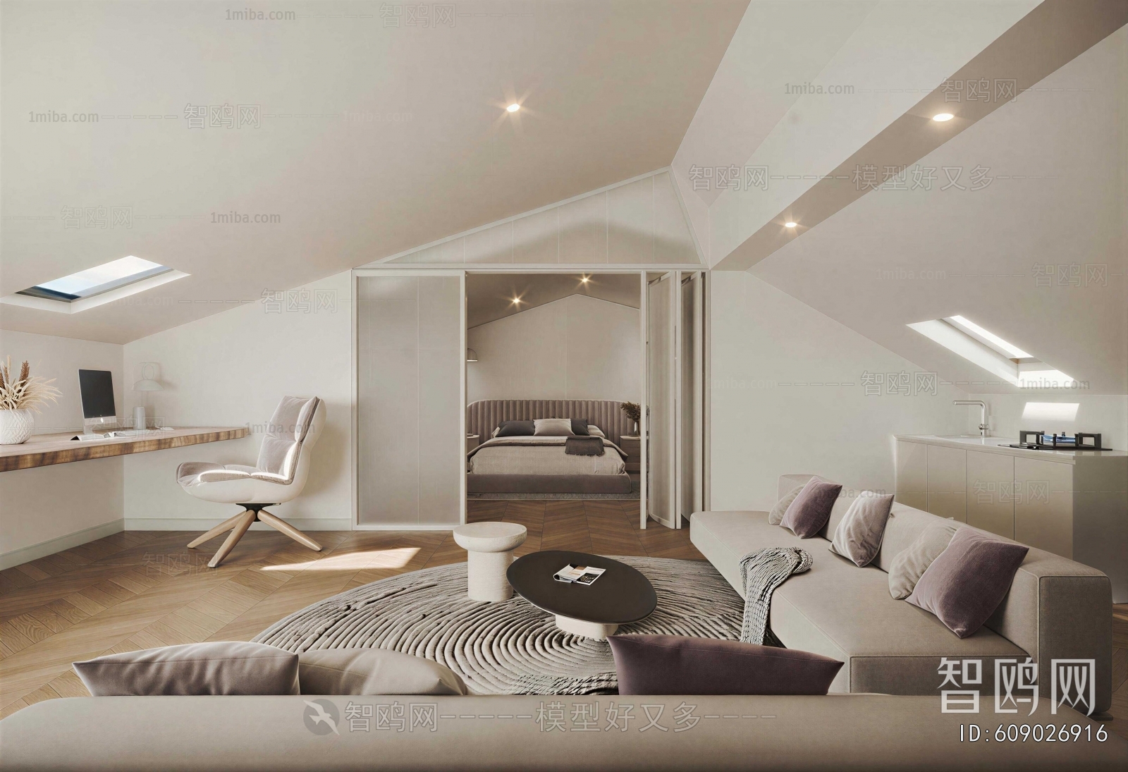 Wabi-sabi Style Attic