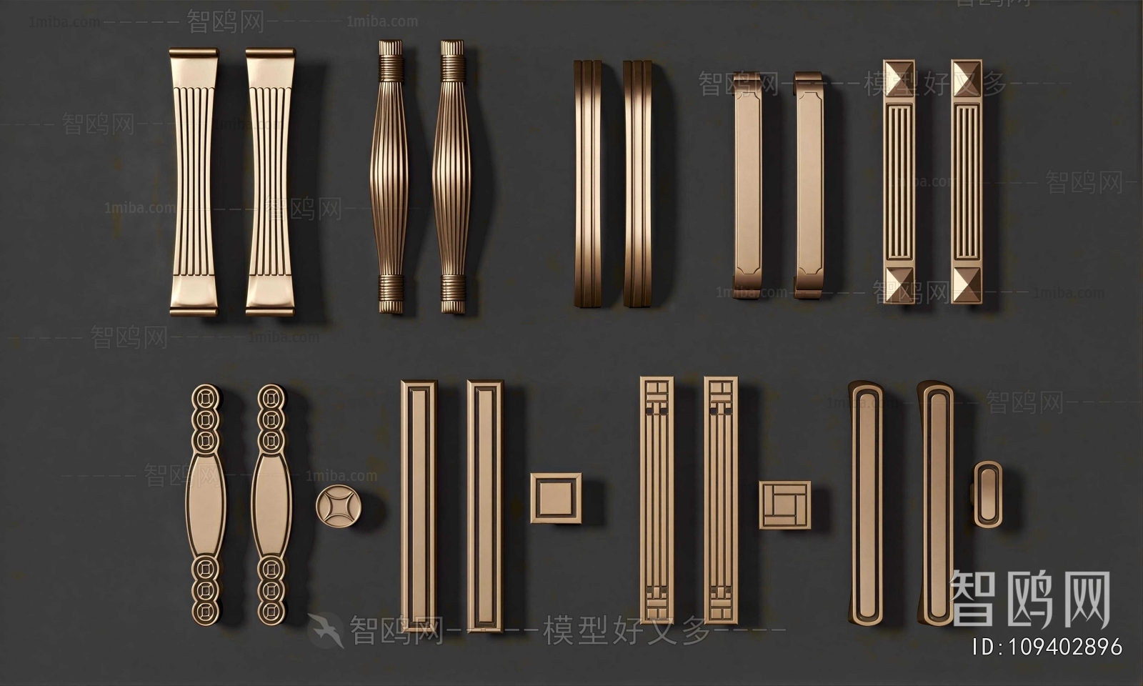 New Chinese Style Door Handle