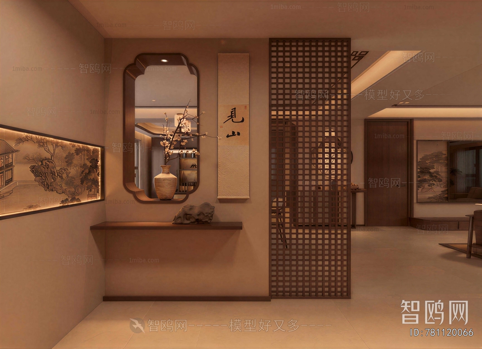 New Chinese Style Hallway