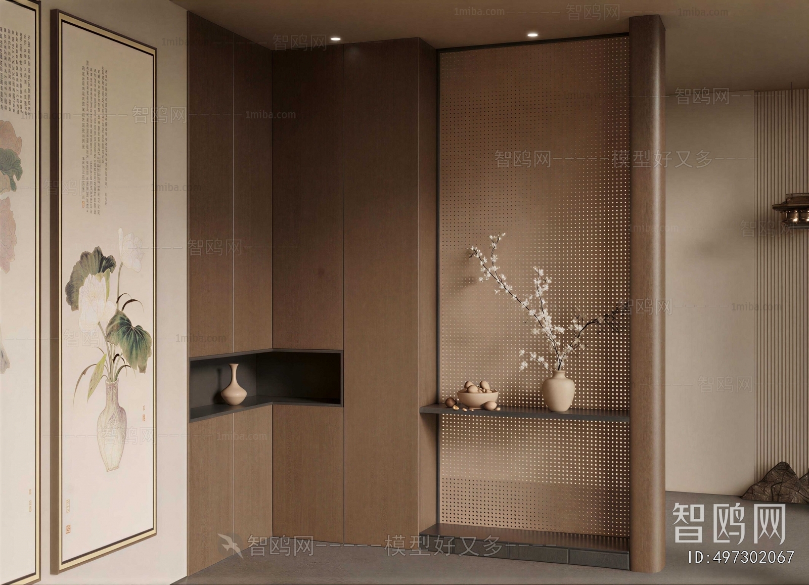 New Chinese Style Hallway