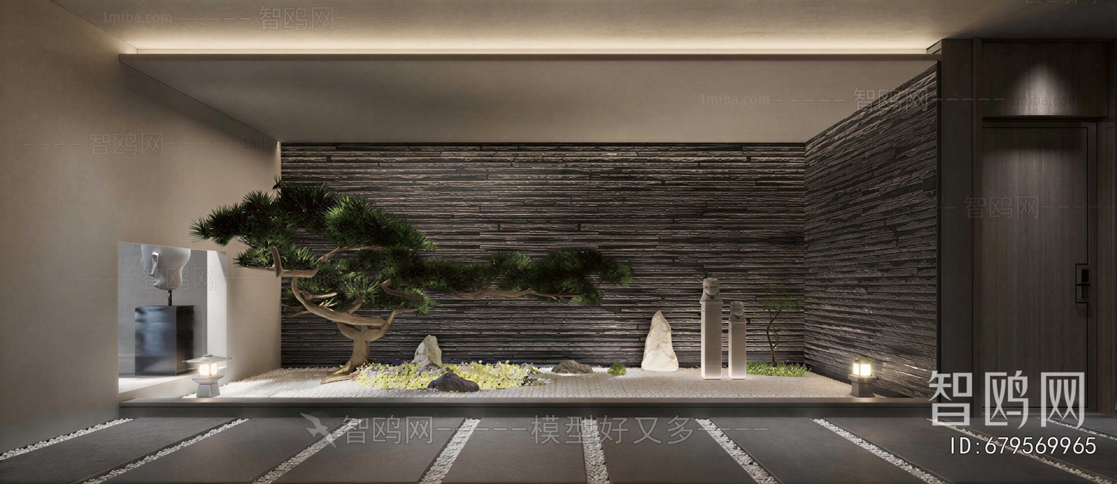 New Chinese Style Plant Landscaping
