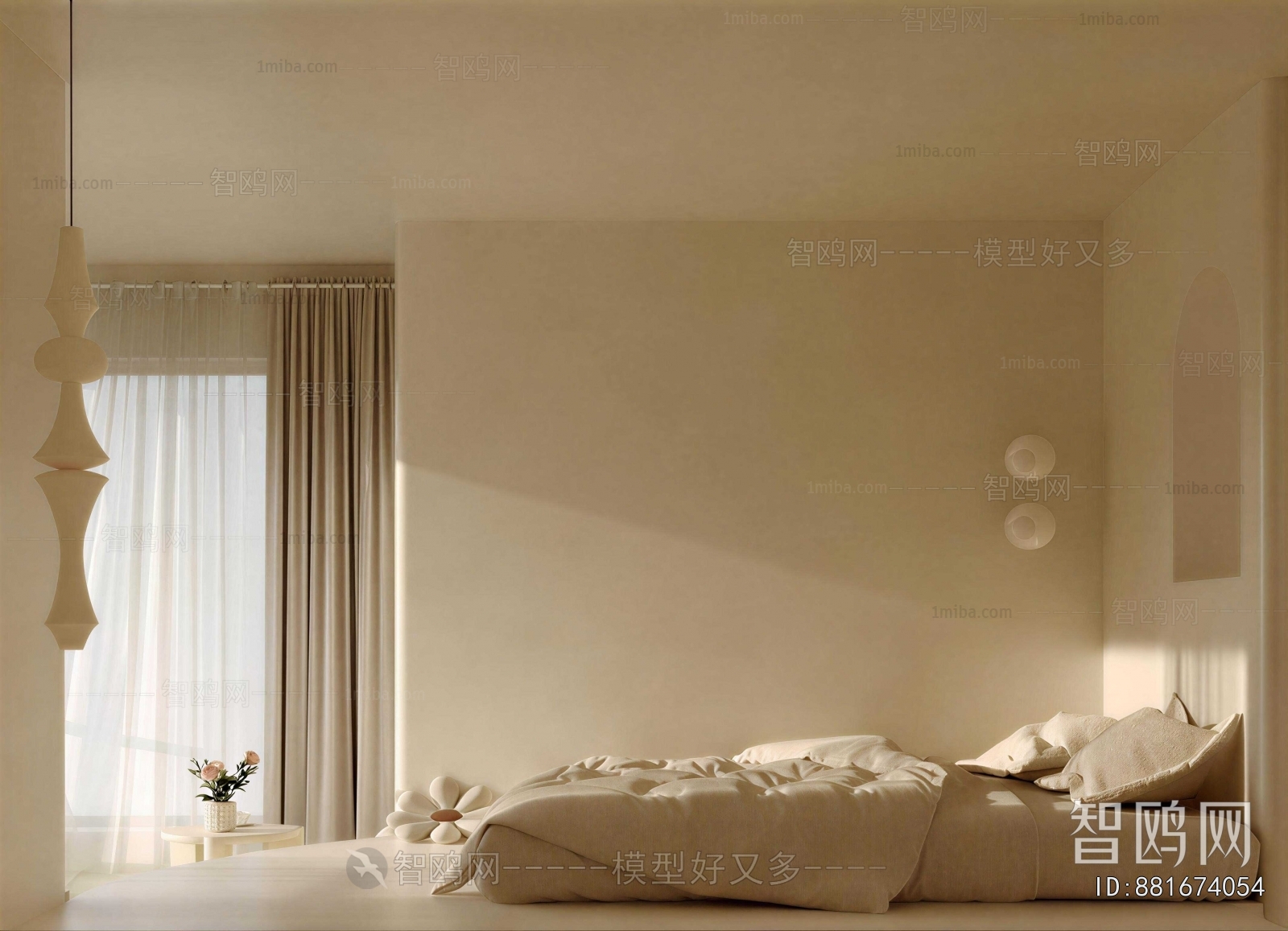Wabi-sabi Style Bedroom