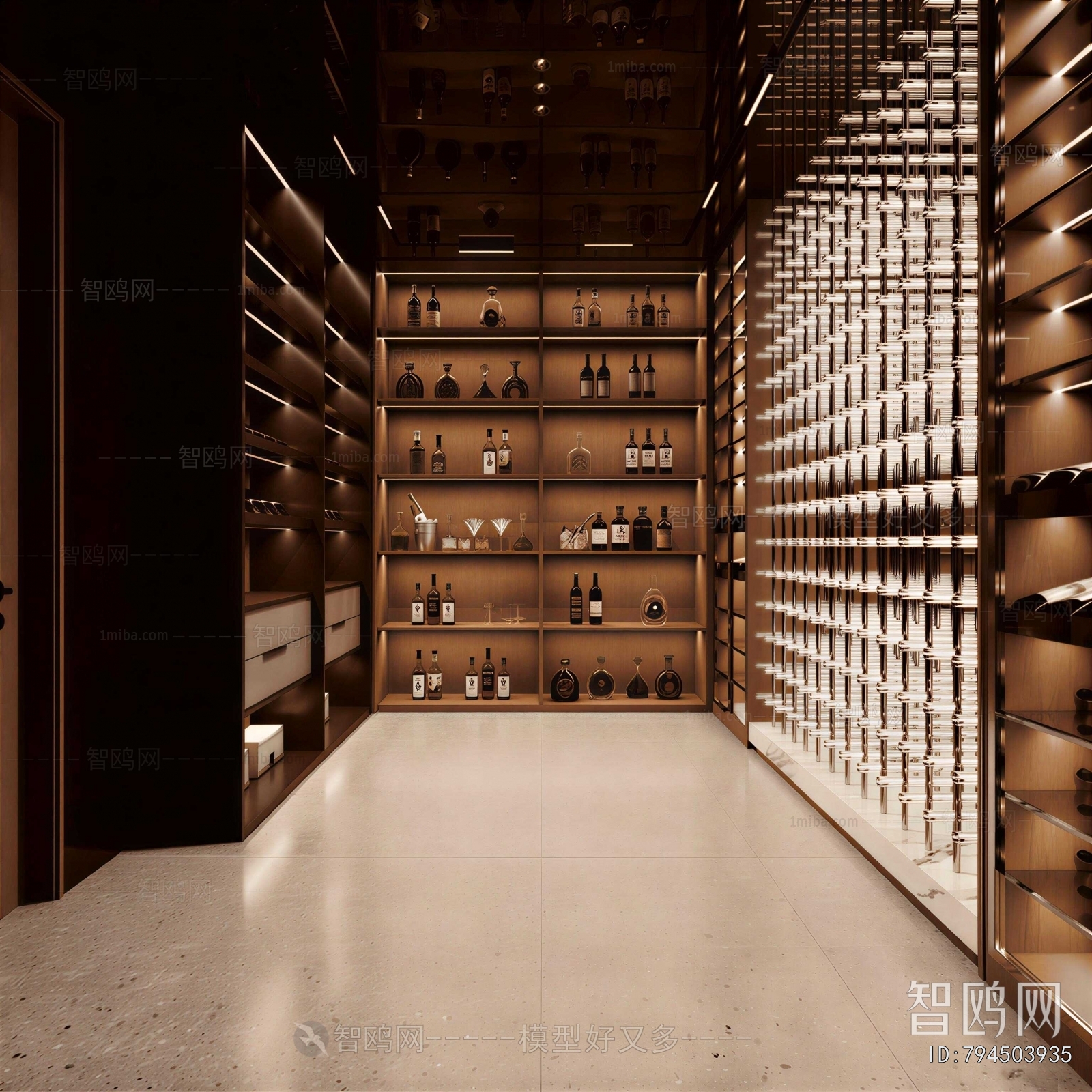 Modern Wine Cellar/Wine Tasting Room