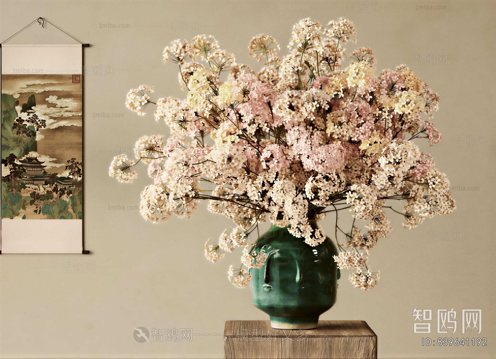 New Chinese Style Flower Arrangement