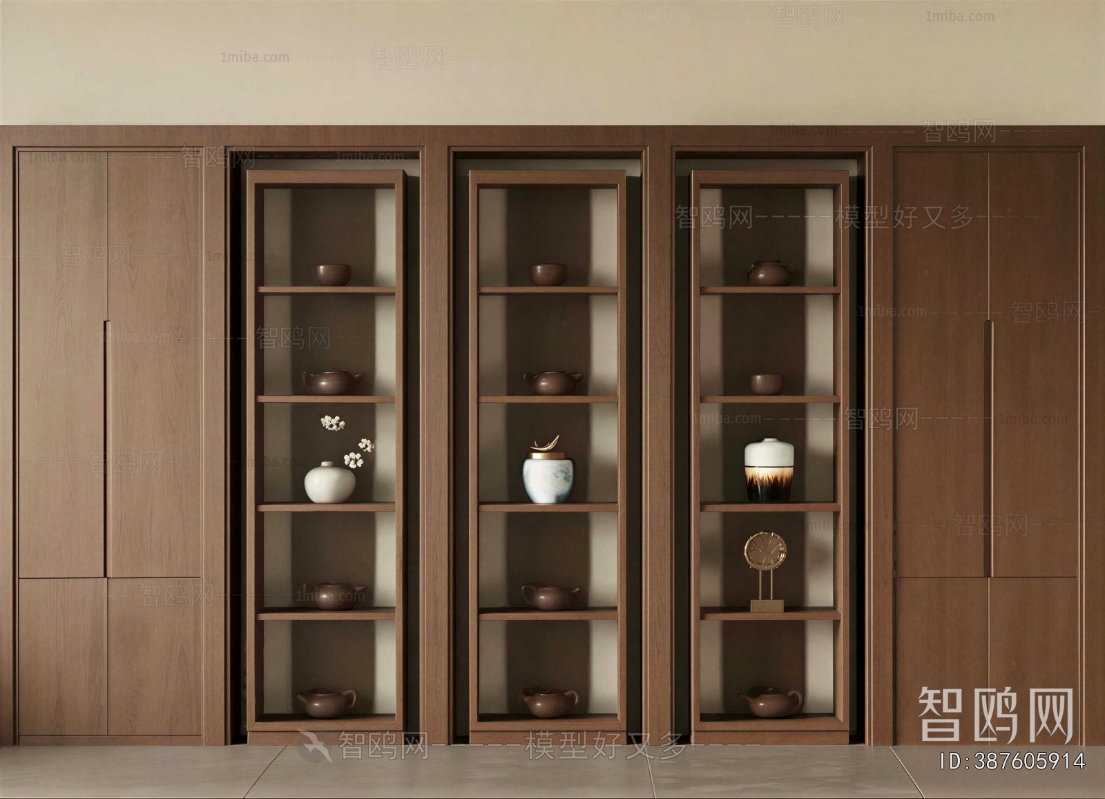 New Chinese Style Decorative Cabinet