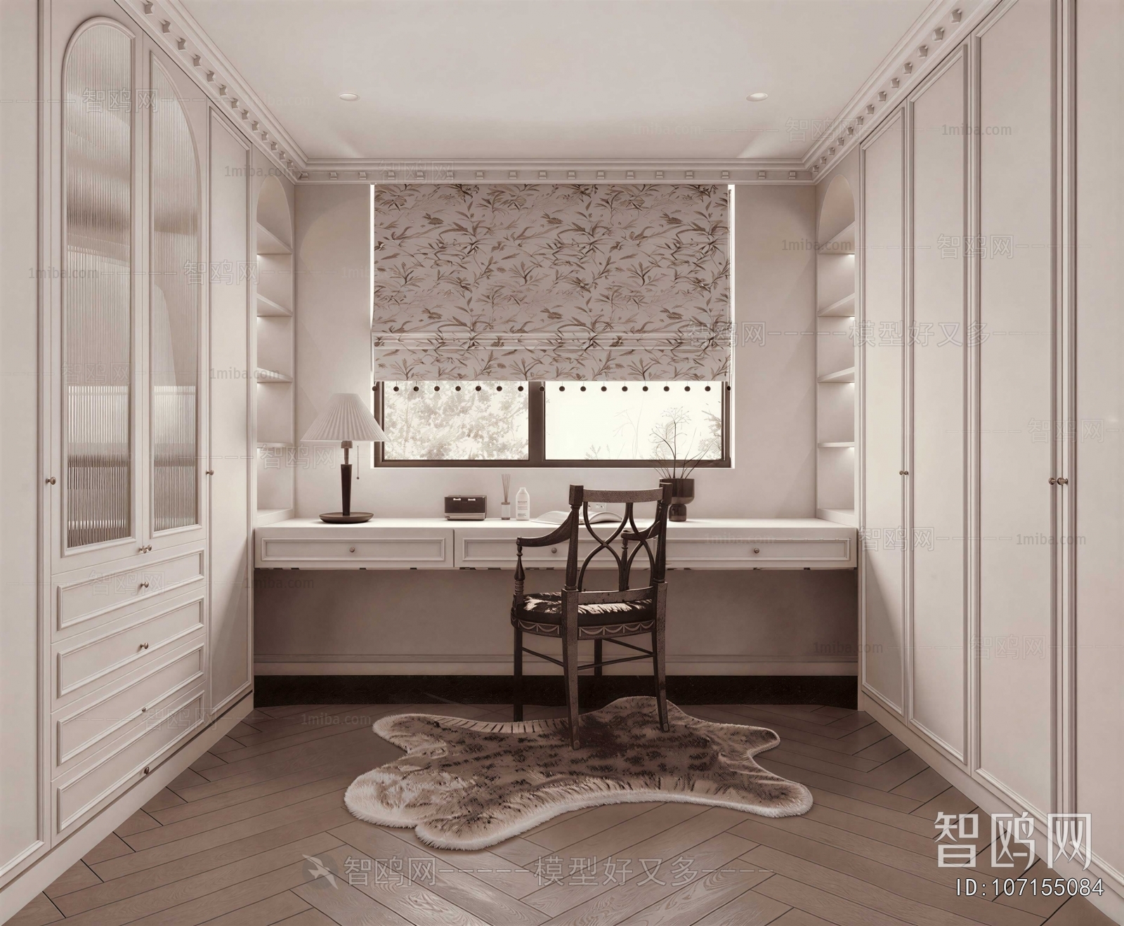 French Style Clothes Storage Area