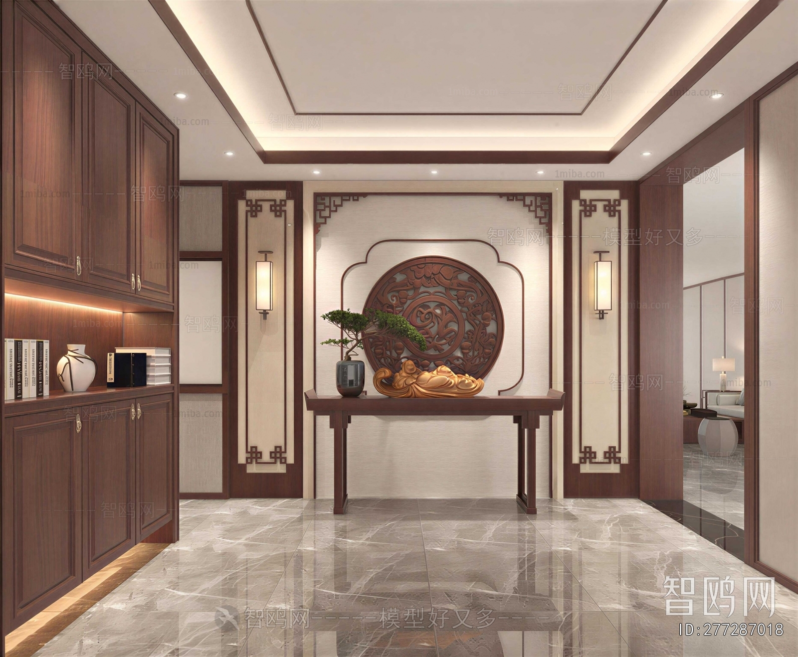 New Chinese Style Hallway