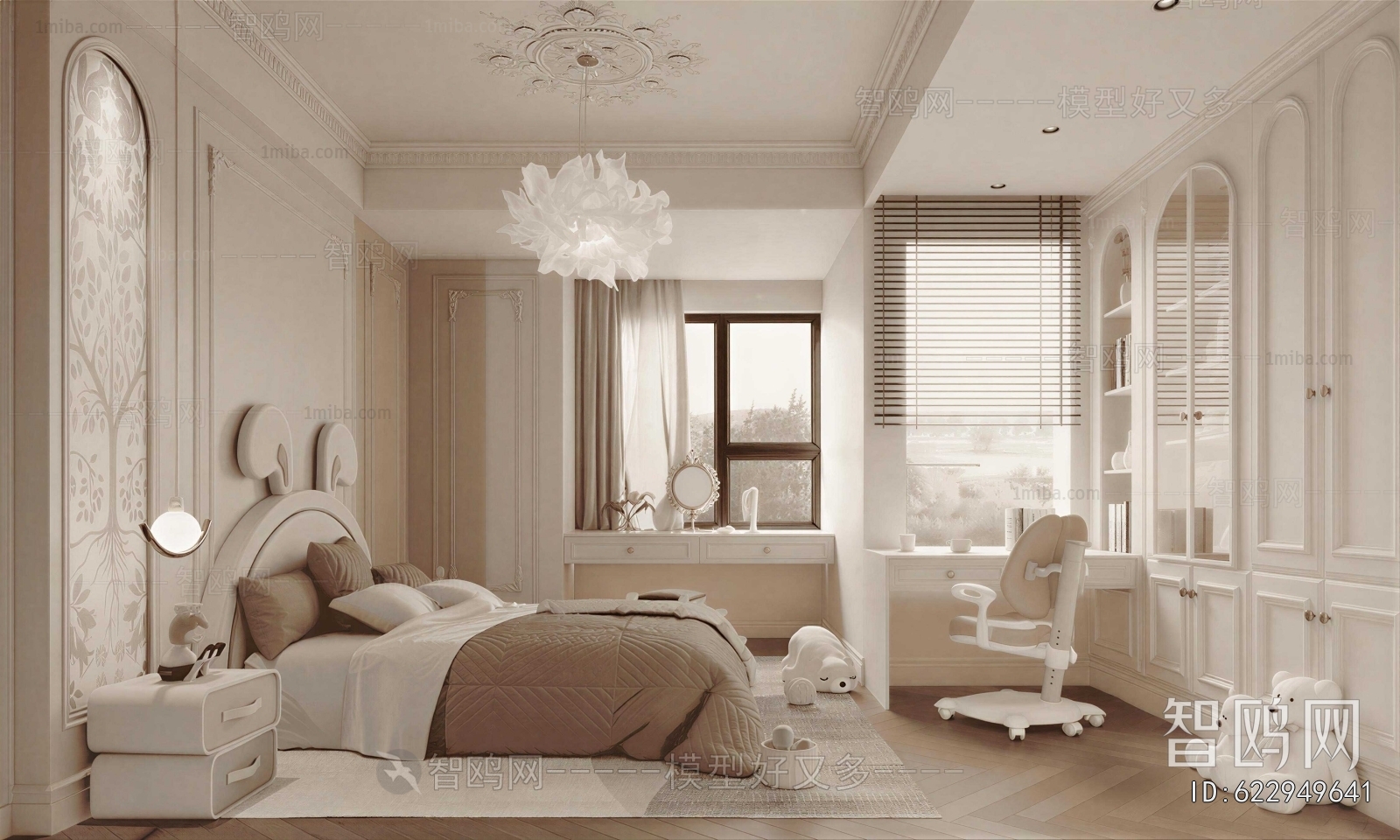 French Style Girl's Room Daughter's Room