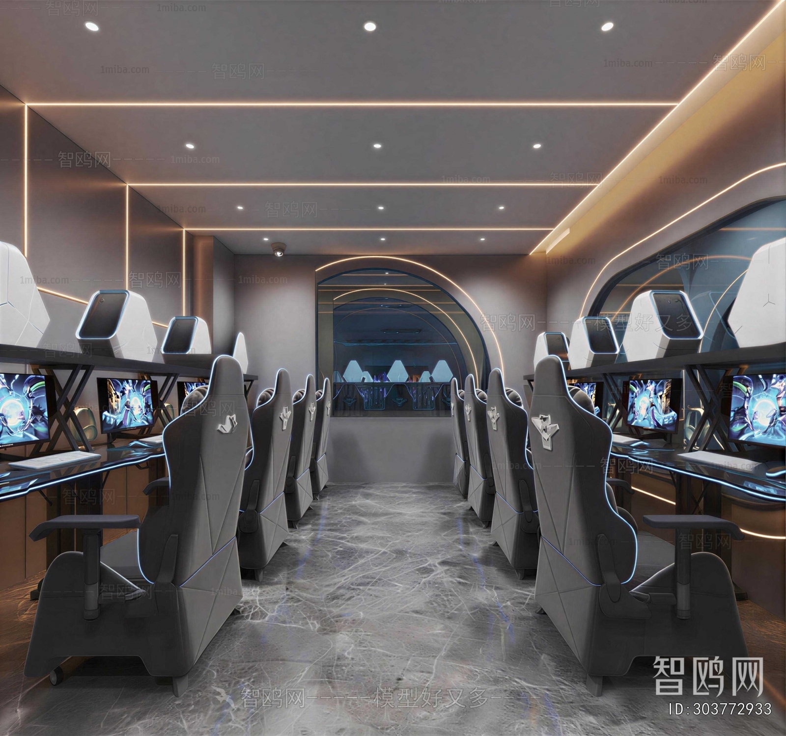 Modern Internet Cafe