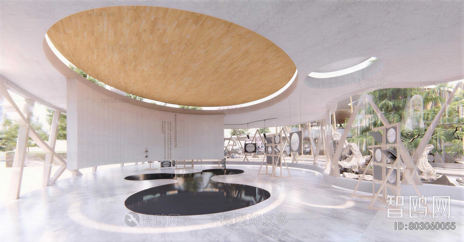 New Chinese Style Exhibition Hall