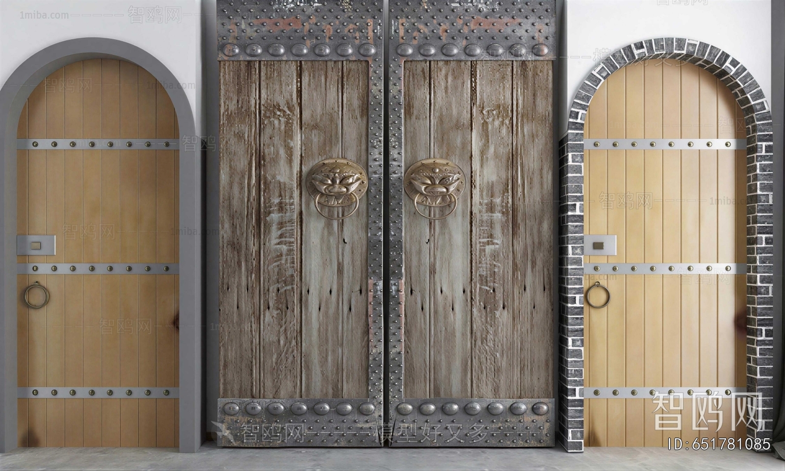 Modern Double Door