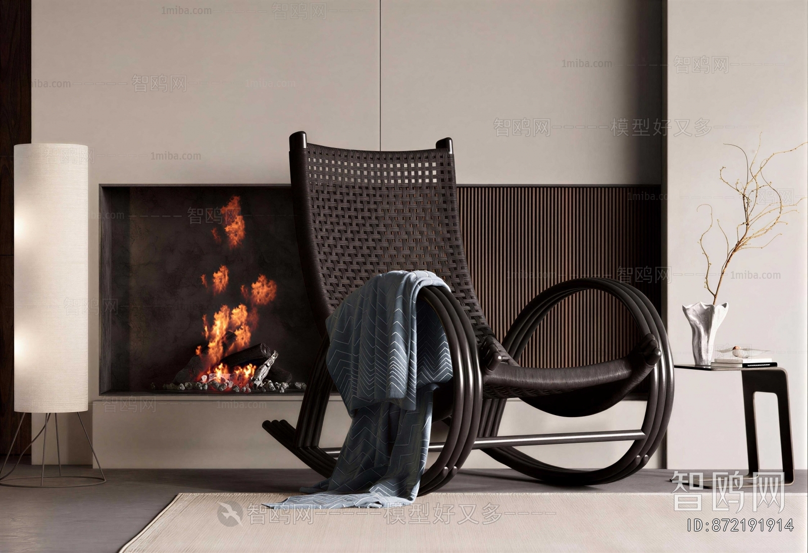 New Chinese Style Rocking Chair
