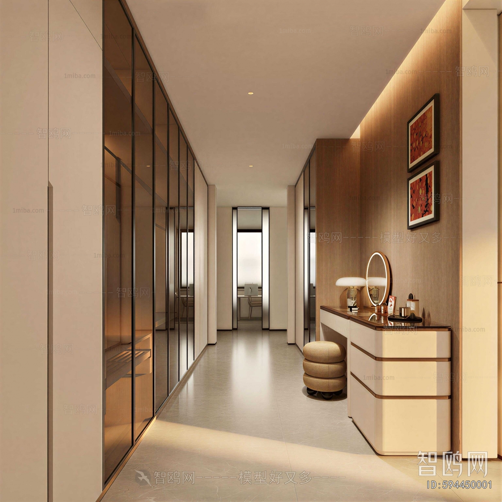 Modern Clothes Storage Area