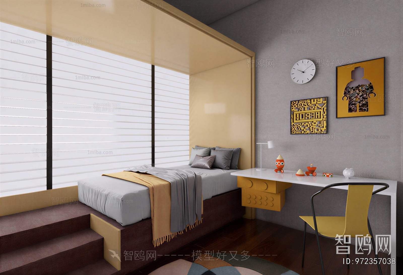 Modern Boy's Room And Son's Room