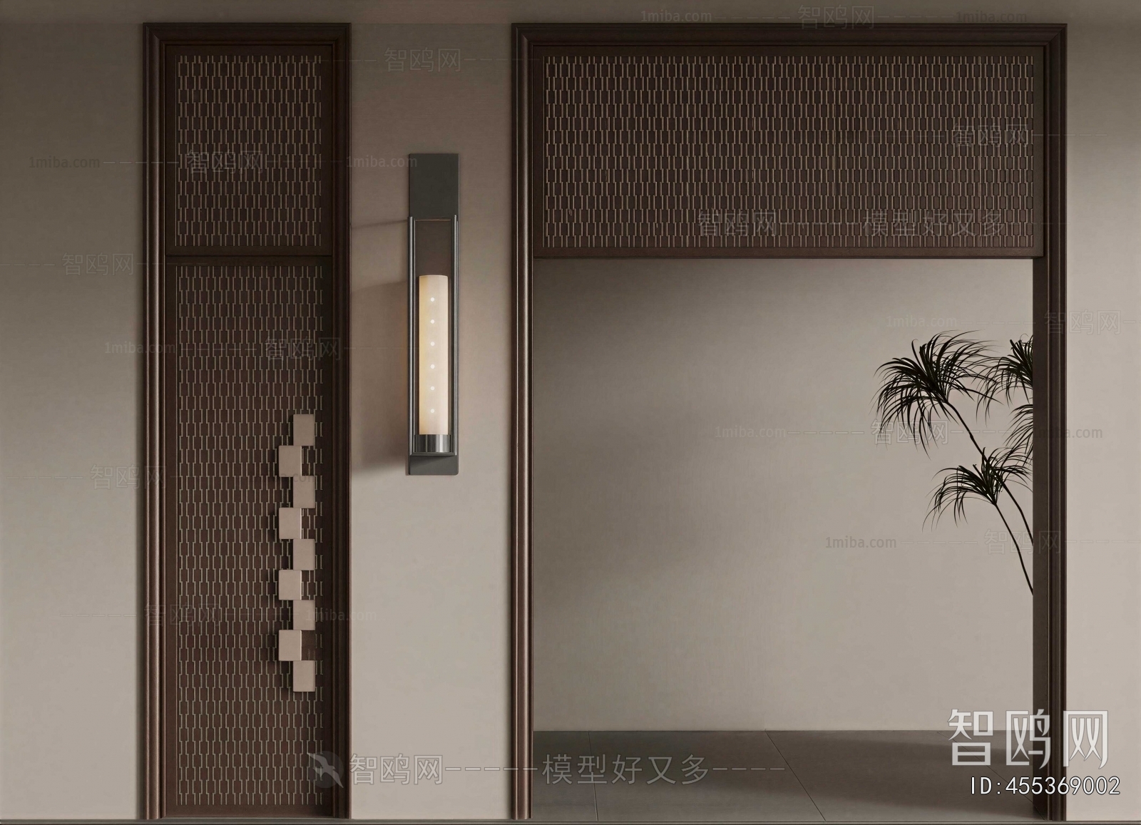 New Chinese Style Wall Lamp