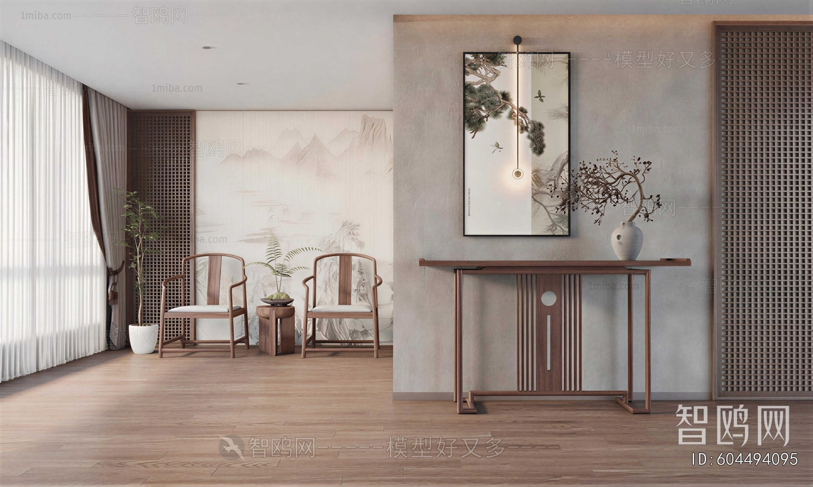 New Chinese Style Hallway