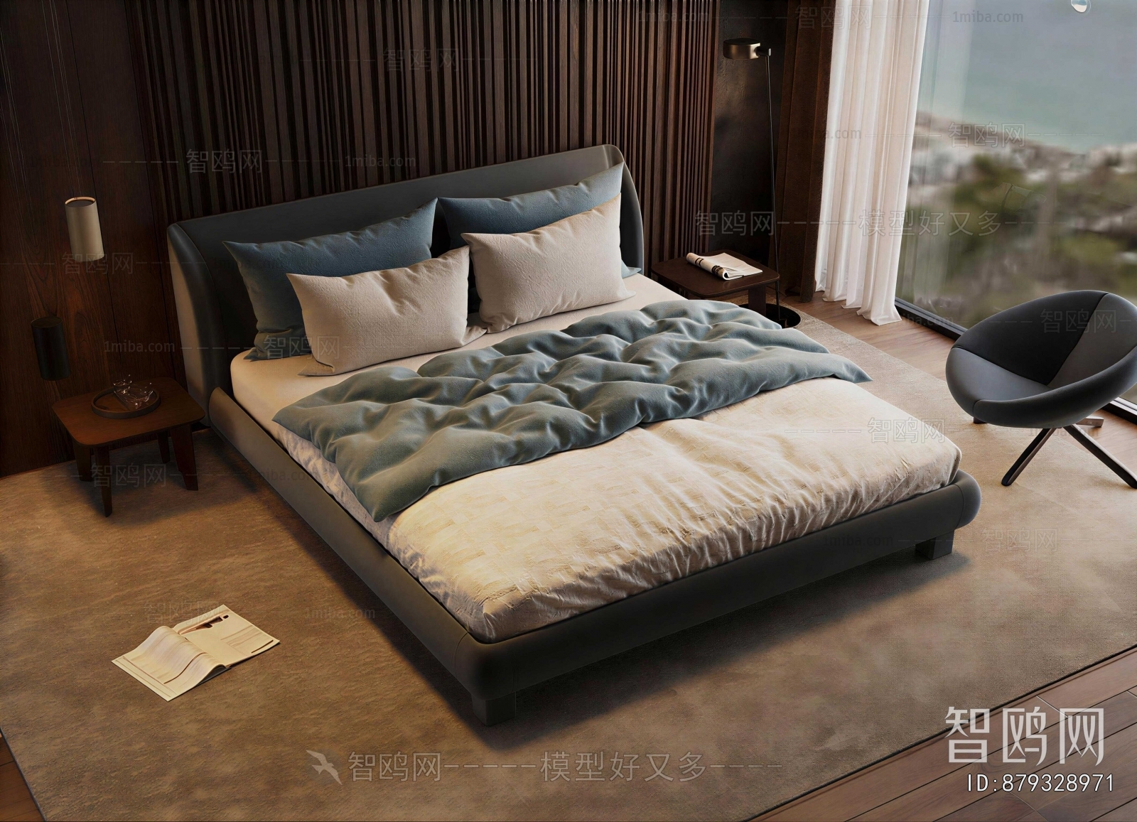 Modern Double Bed