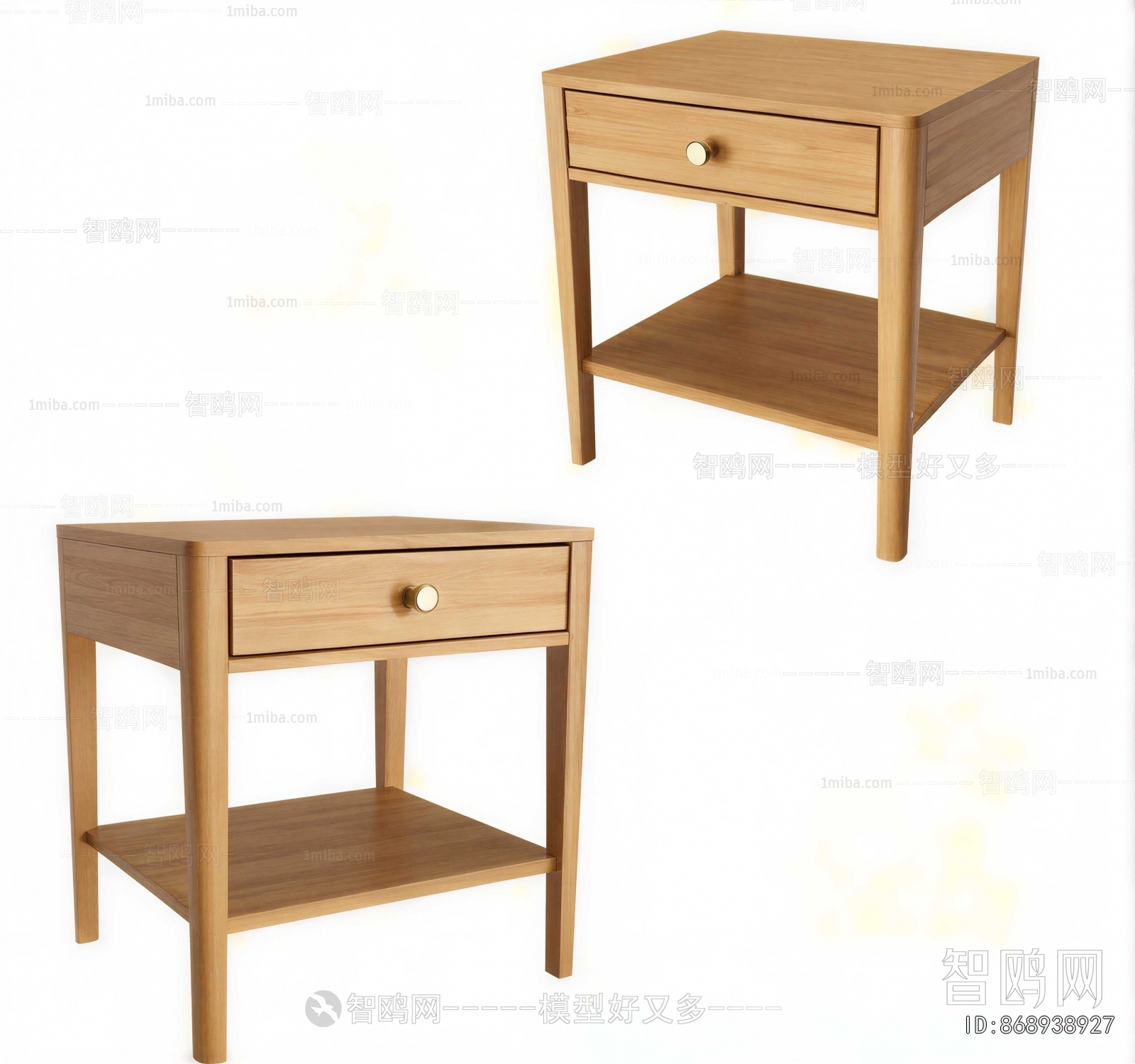 Nordic Style Bedside Cupboard
