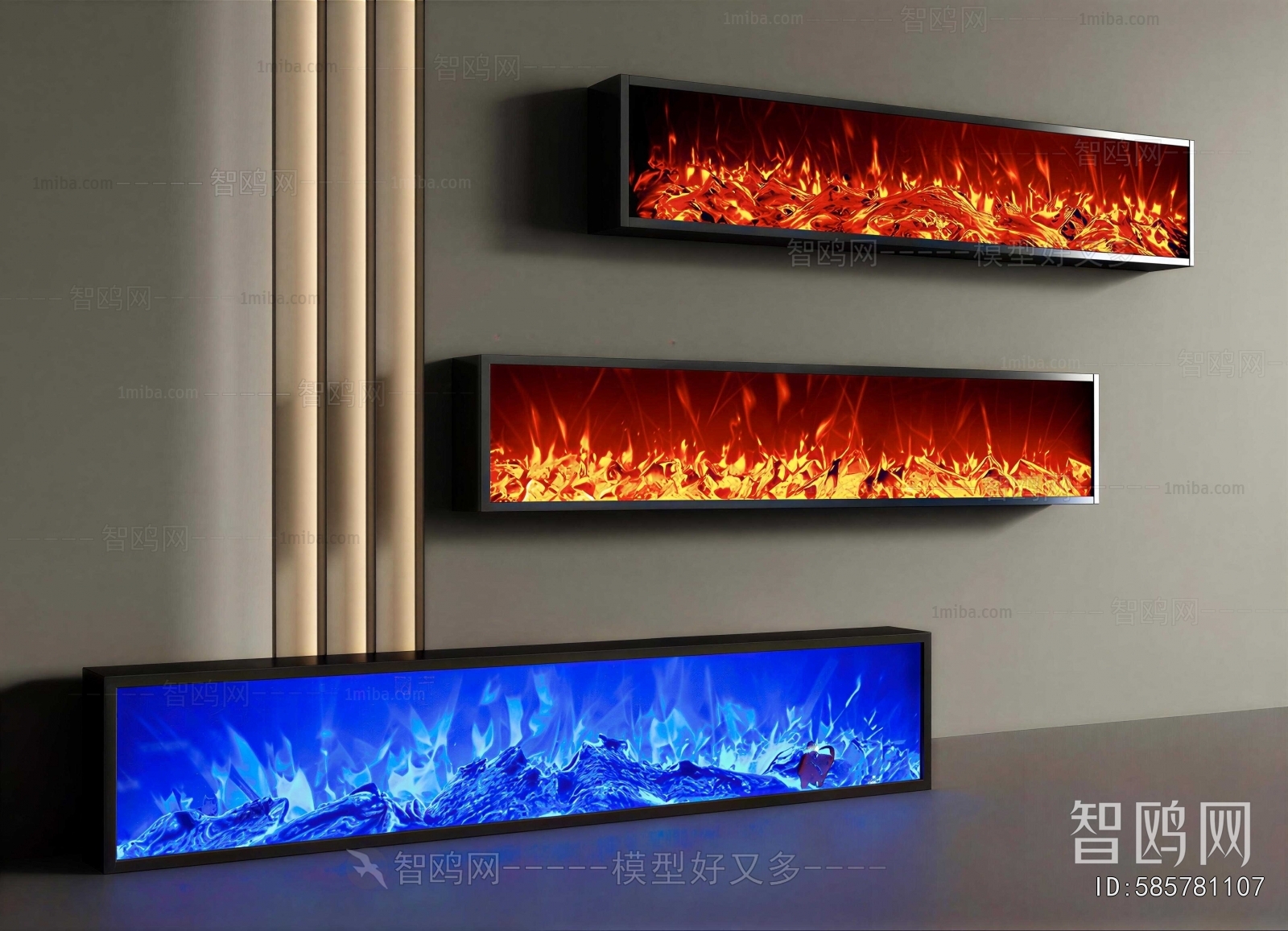 Modern Electronic Fireplace