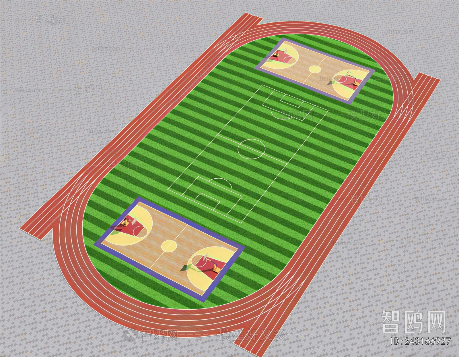 Modern Outdoor Sports Stadium