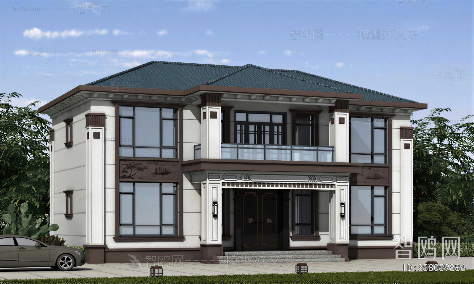 New Chinese Style Detached Villa