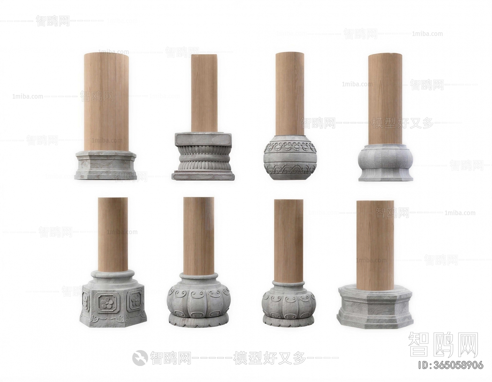 Chinese Style Column
