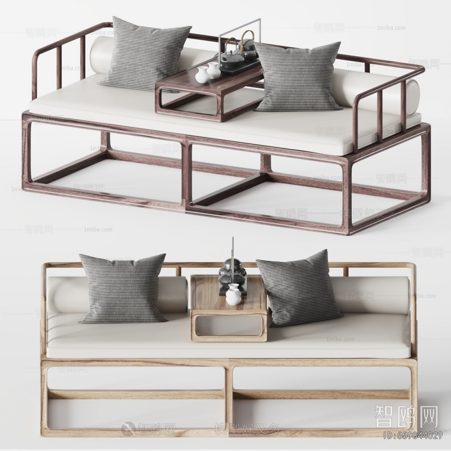 New Chinese Style A Sofa For Two