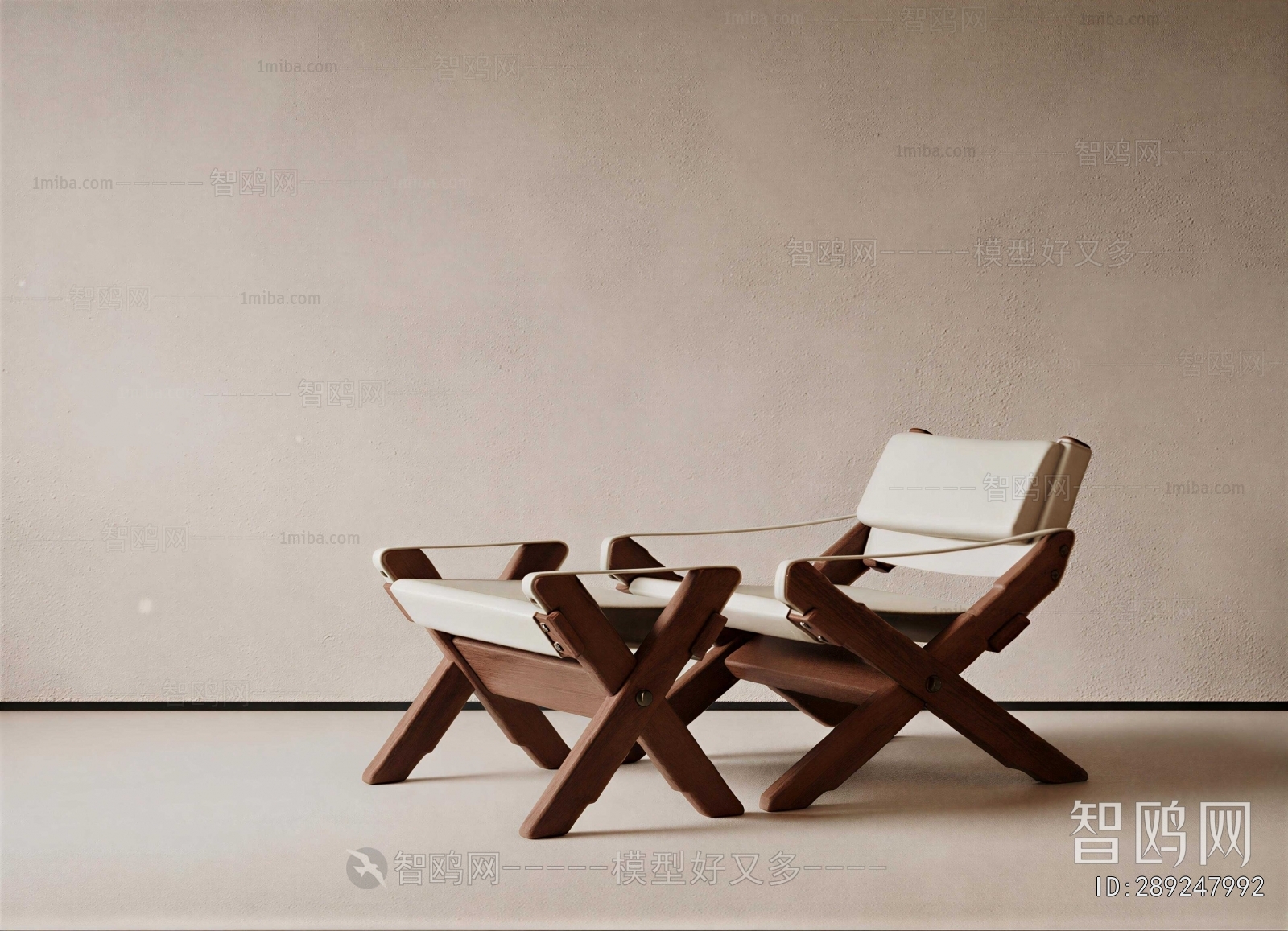 Wabi-sabi Style Lounge Chair