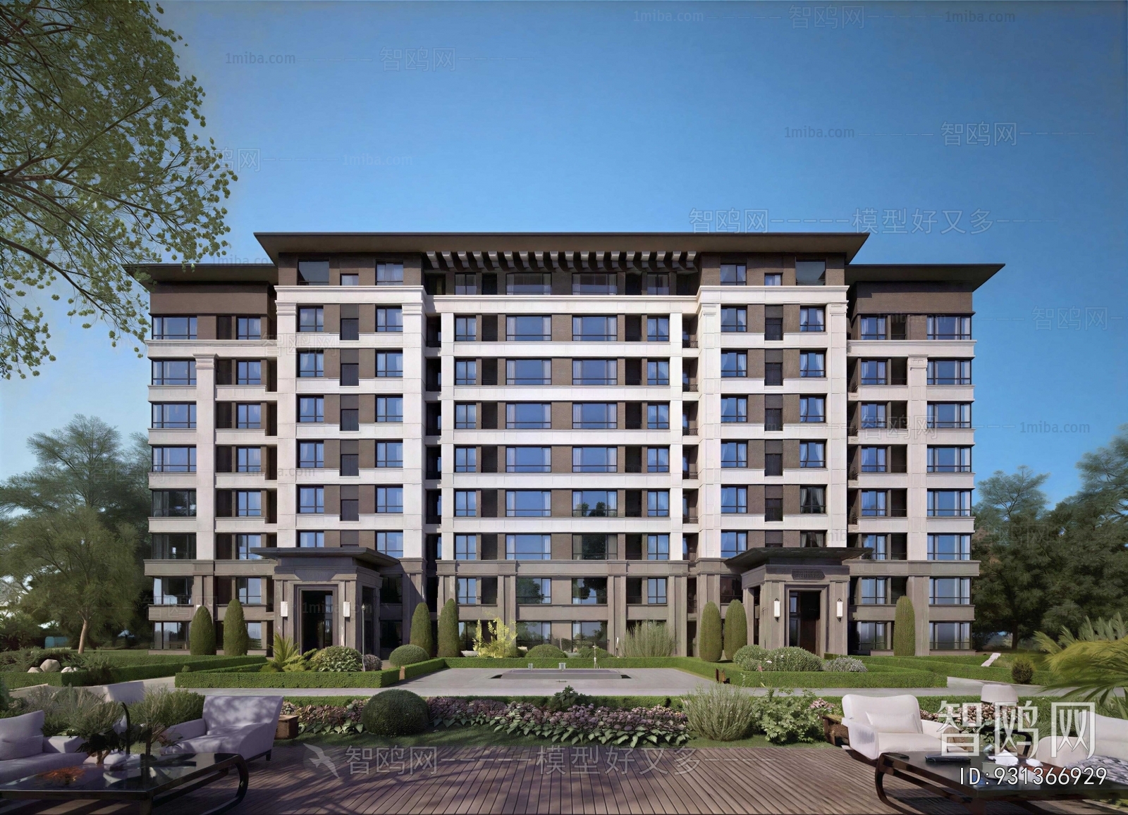 New Chinese Style Residential Building
