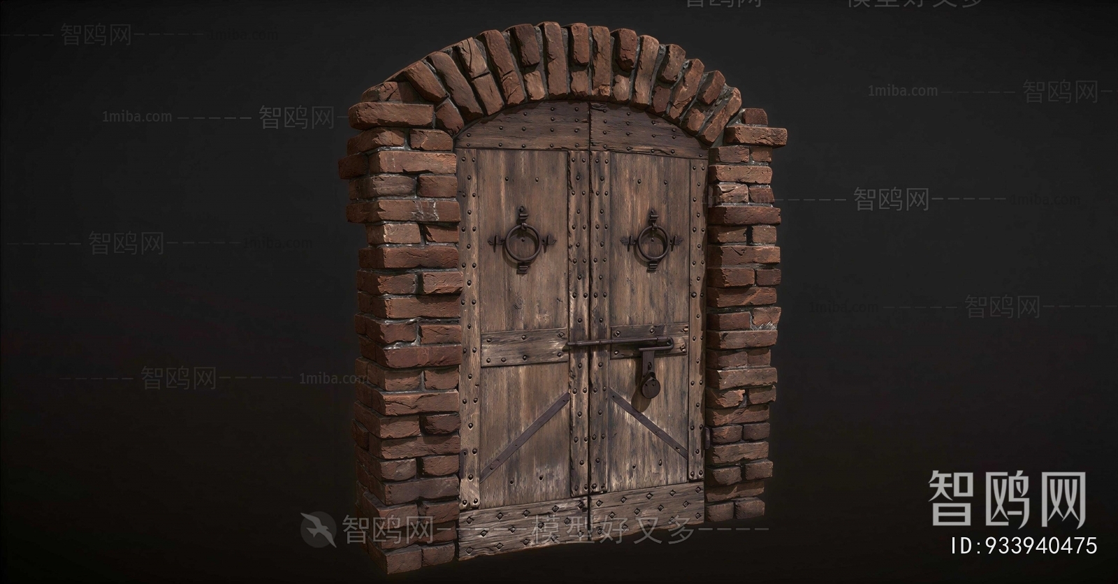 Retro Style Double Door