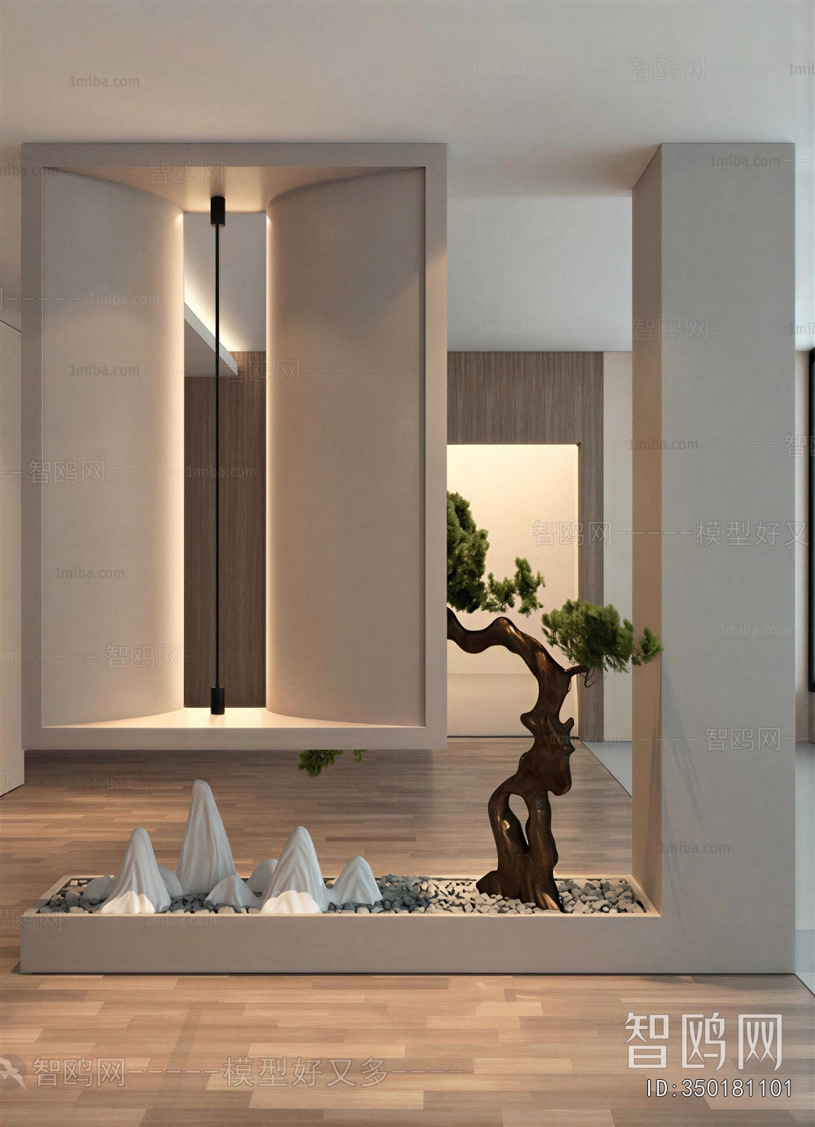 New Chinese Style Hallway