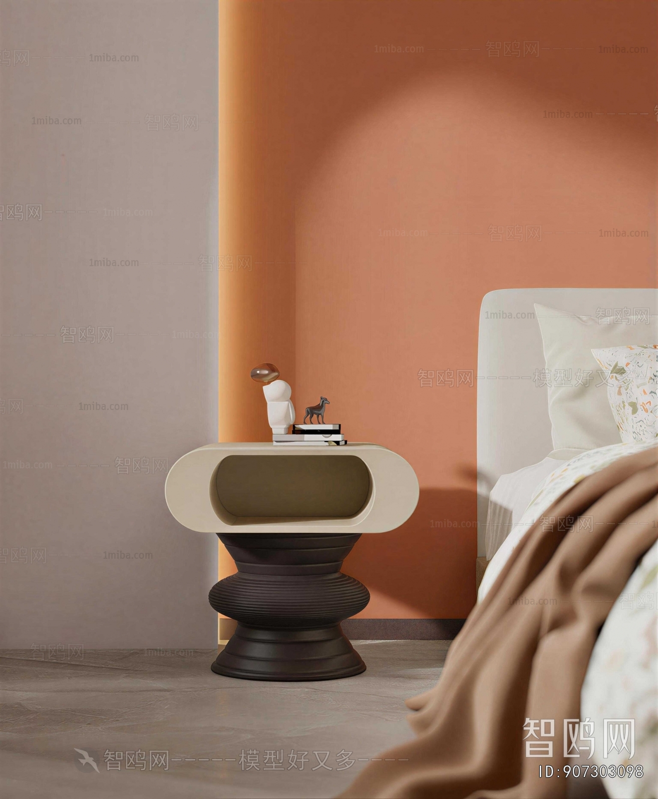 Modern Bedside Cupboard