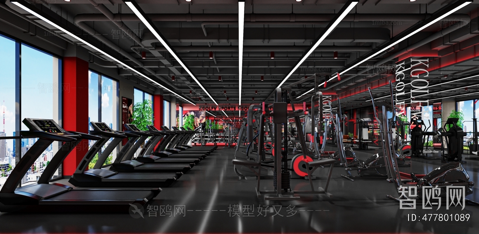 Industrial Style Gym