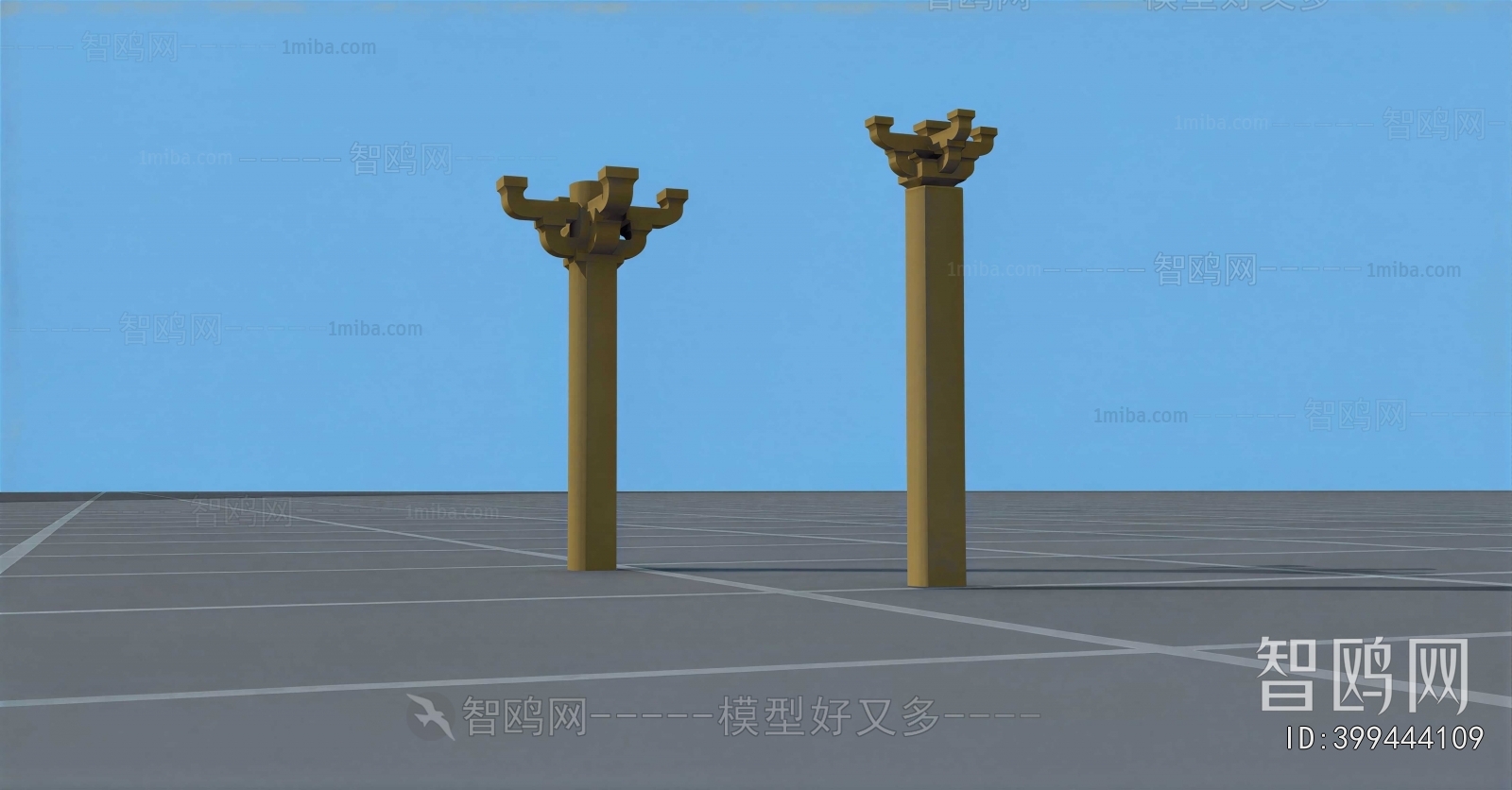 Chinese Style Column