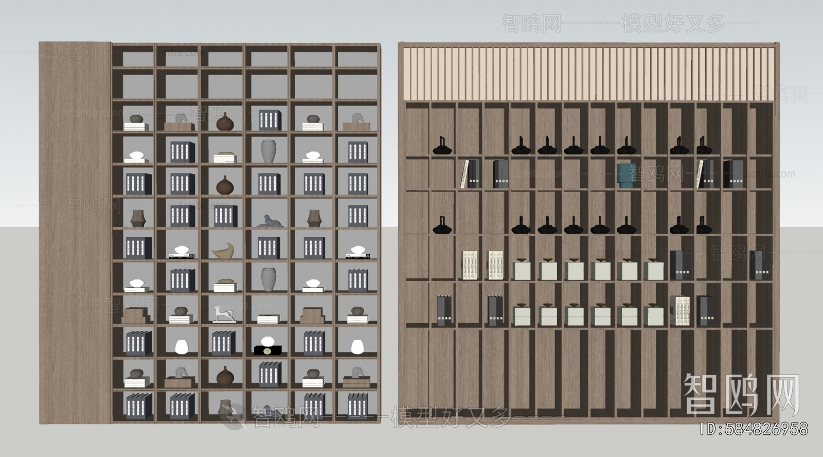 New Chinese Style Bookcase