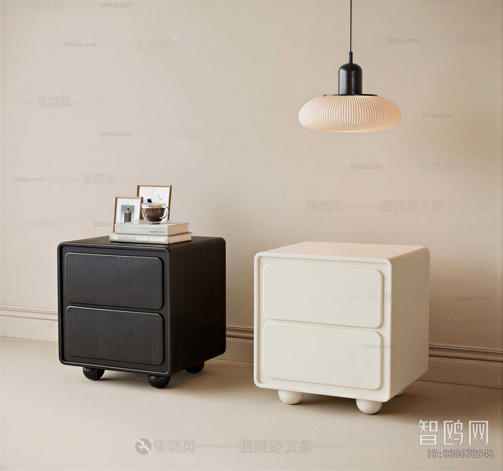 Modern Bedside Cupboard