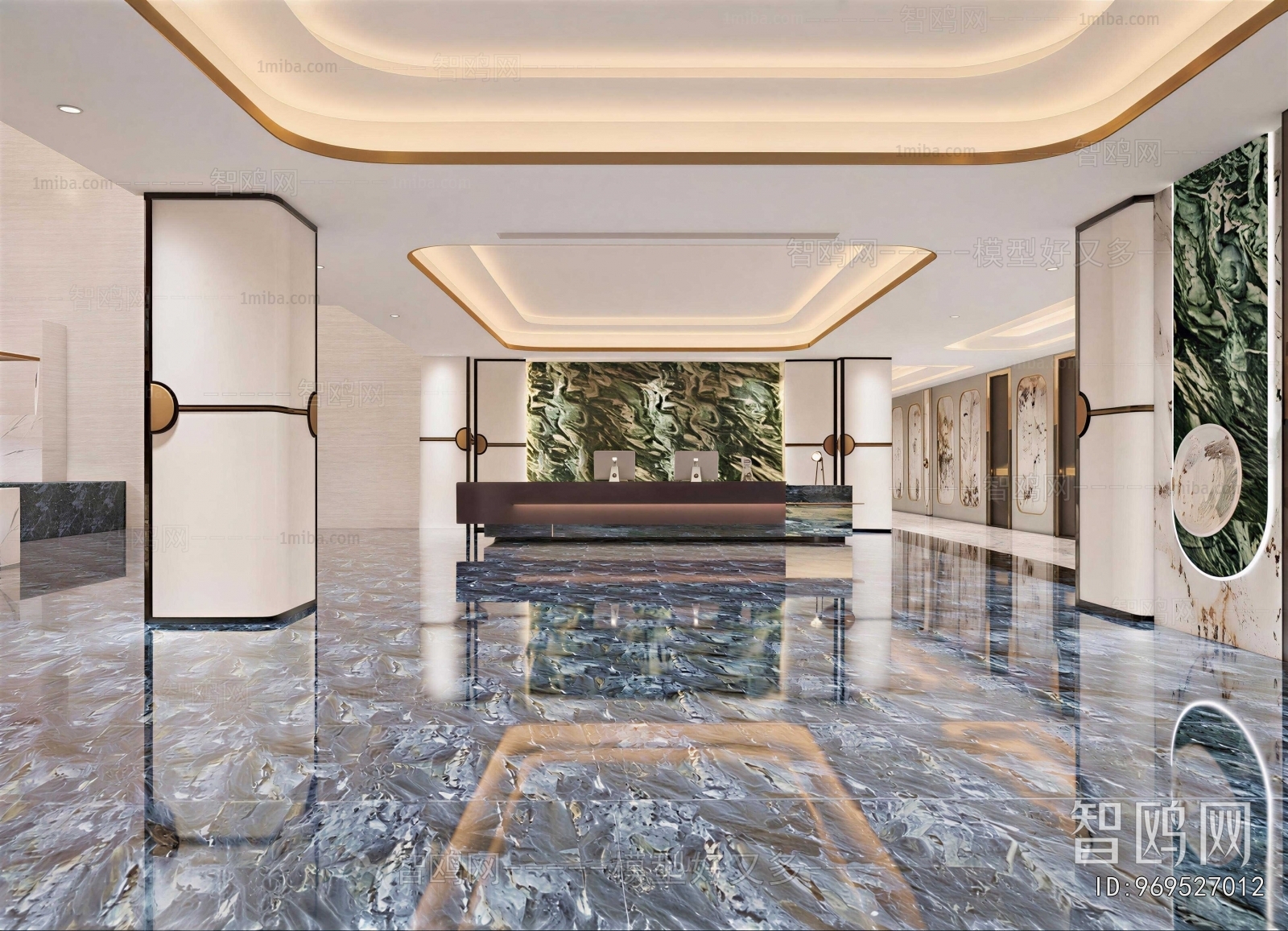 New Chinese Style Lobby Hall