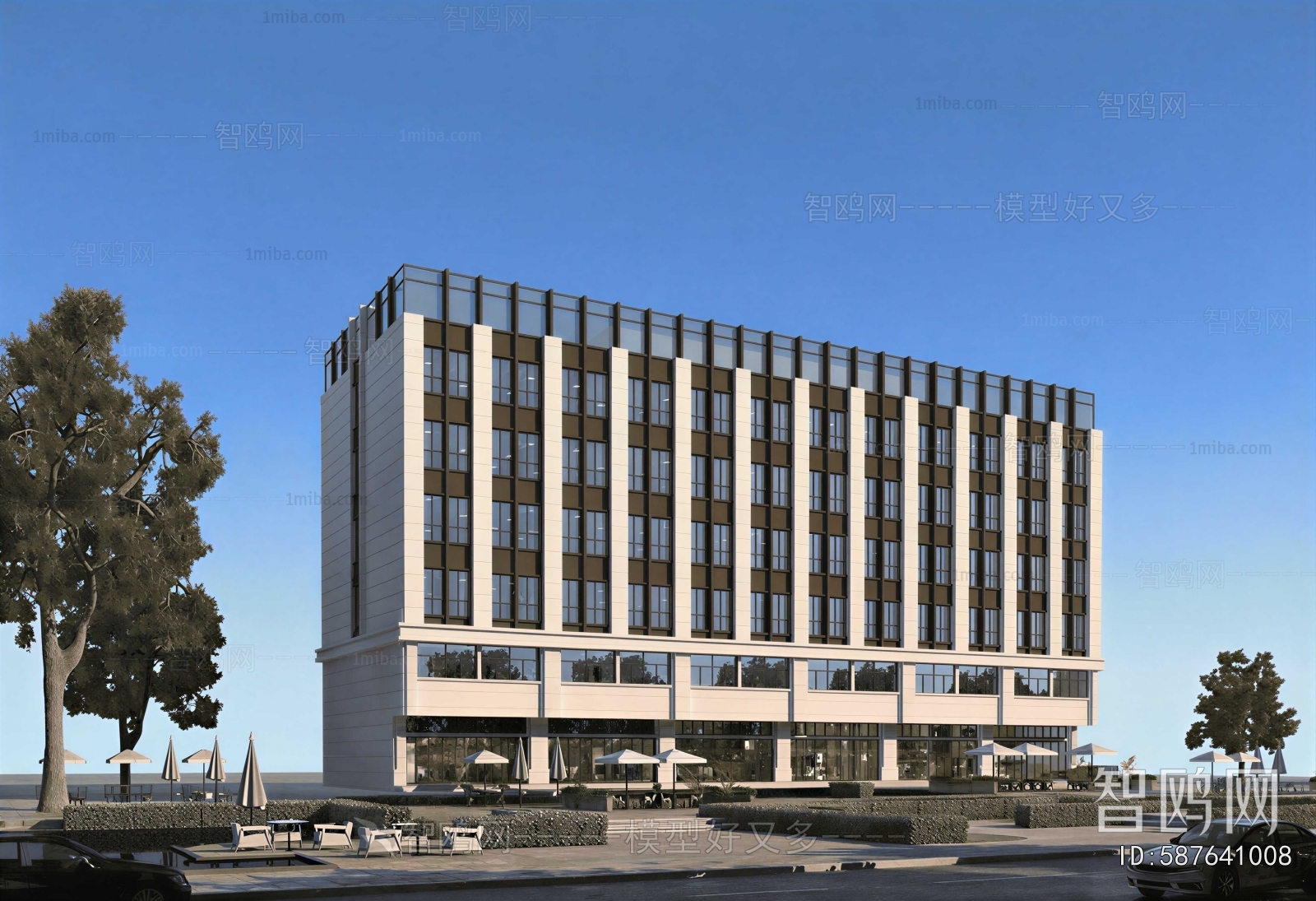 Modern Appearance Of Commercial Building