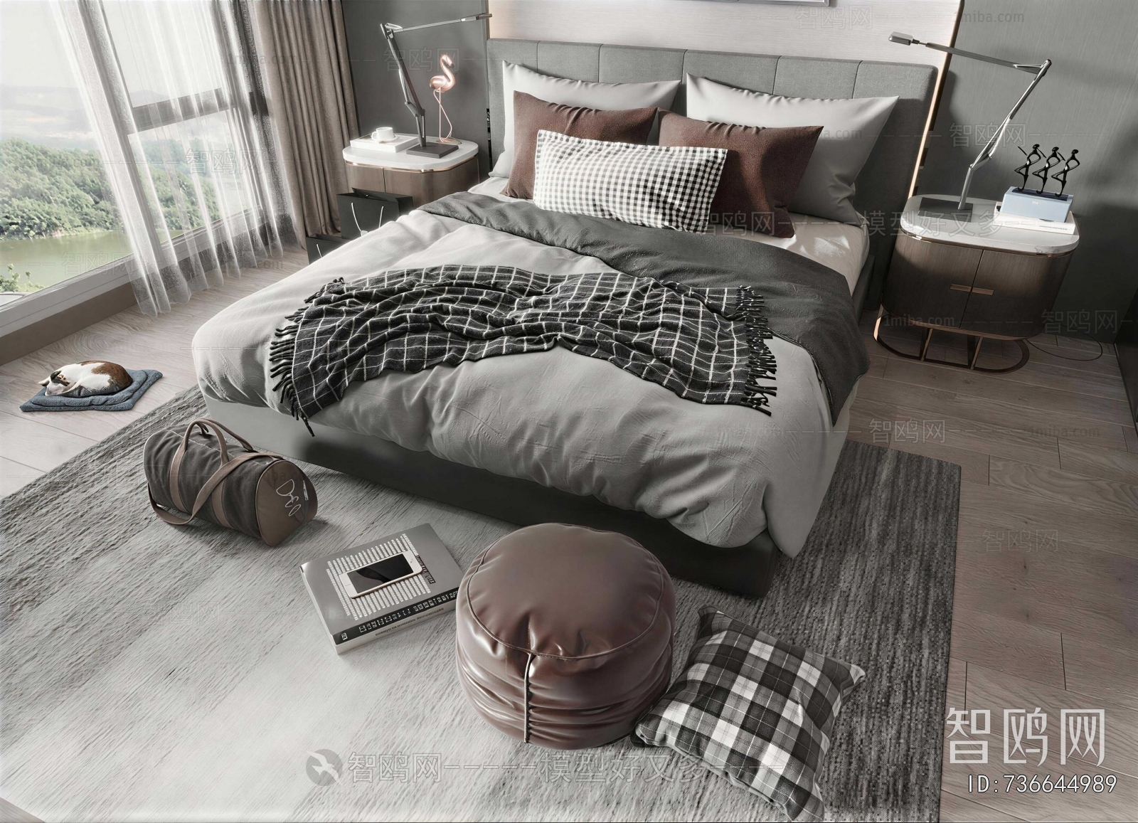 Modern Double Bed