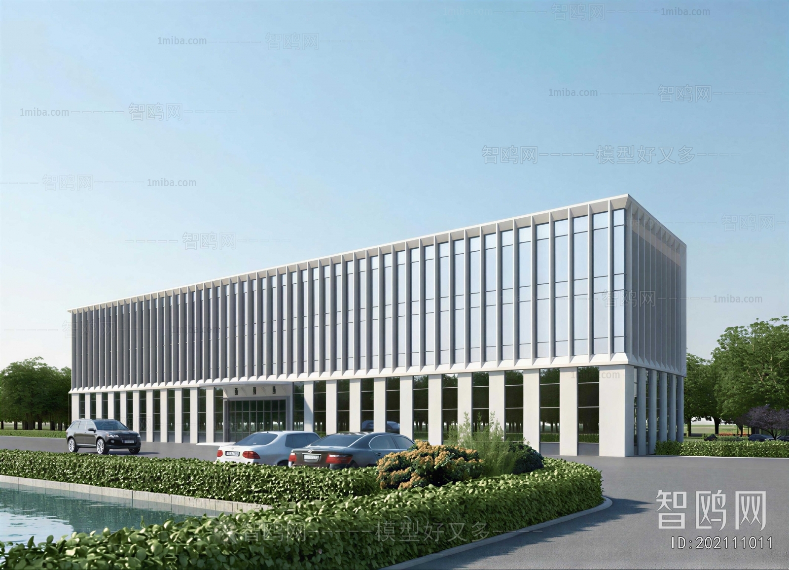 Modern Appearance Of Commercial Building